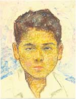 portrait of Vishnu Chinchalkar's son Dileep