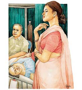 Dileep chinchalkar's Illustration subject-daughter in law